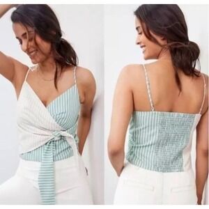 Mare Mare x Anthropologie Striped  Tie Front Tank Size Medium‎